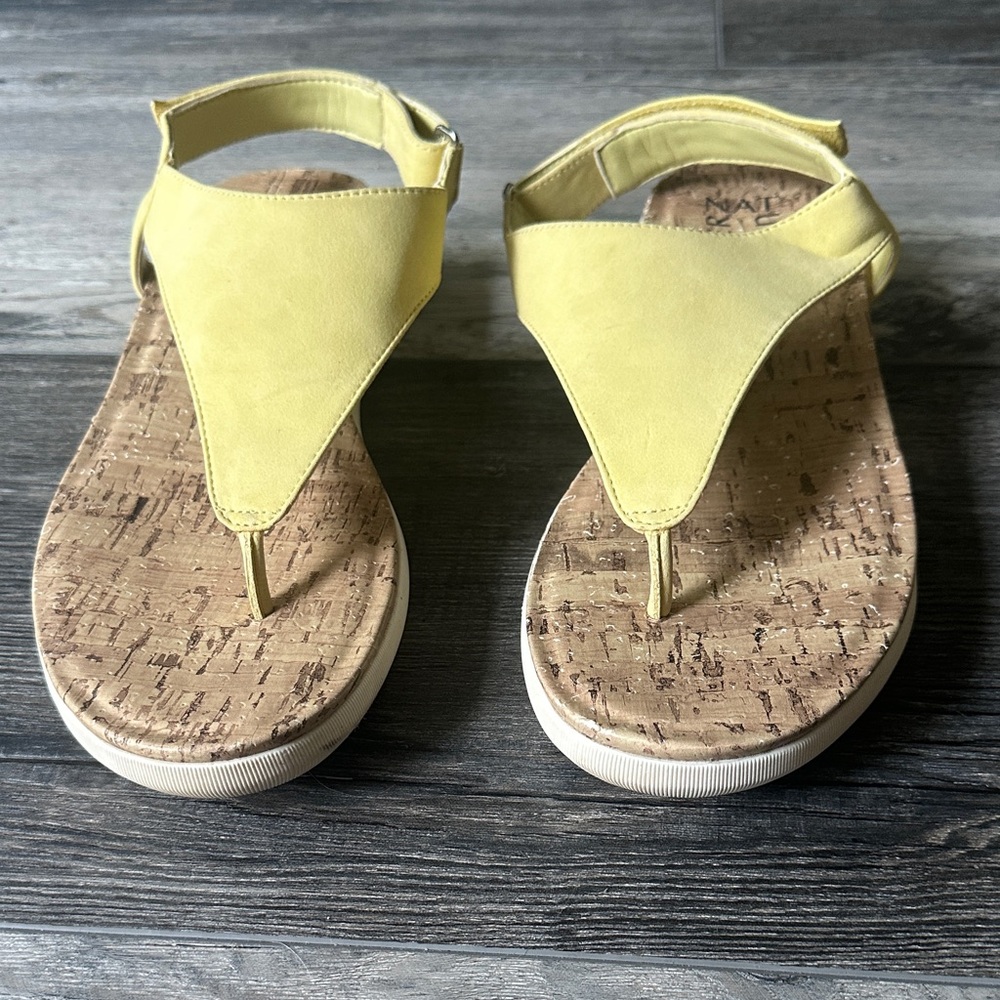 Naturalizer Lemon Sandals with Cork Sole